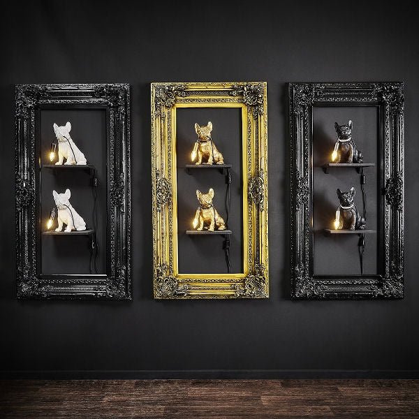 Luxusní dekorativní nástěnný rám Venice v černém provedení o rozměrech 80 x 150 cm dodá vašemu interiéru elegantní a nadčasový styl - Waterfall Bathrooms