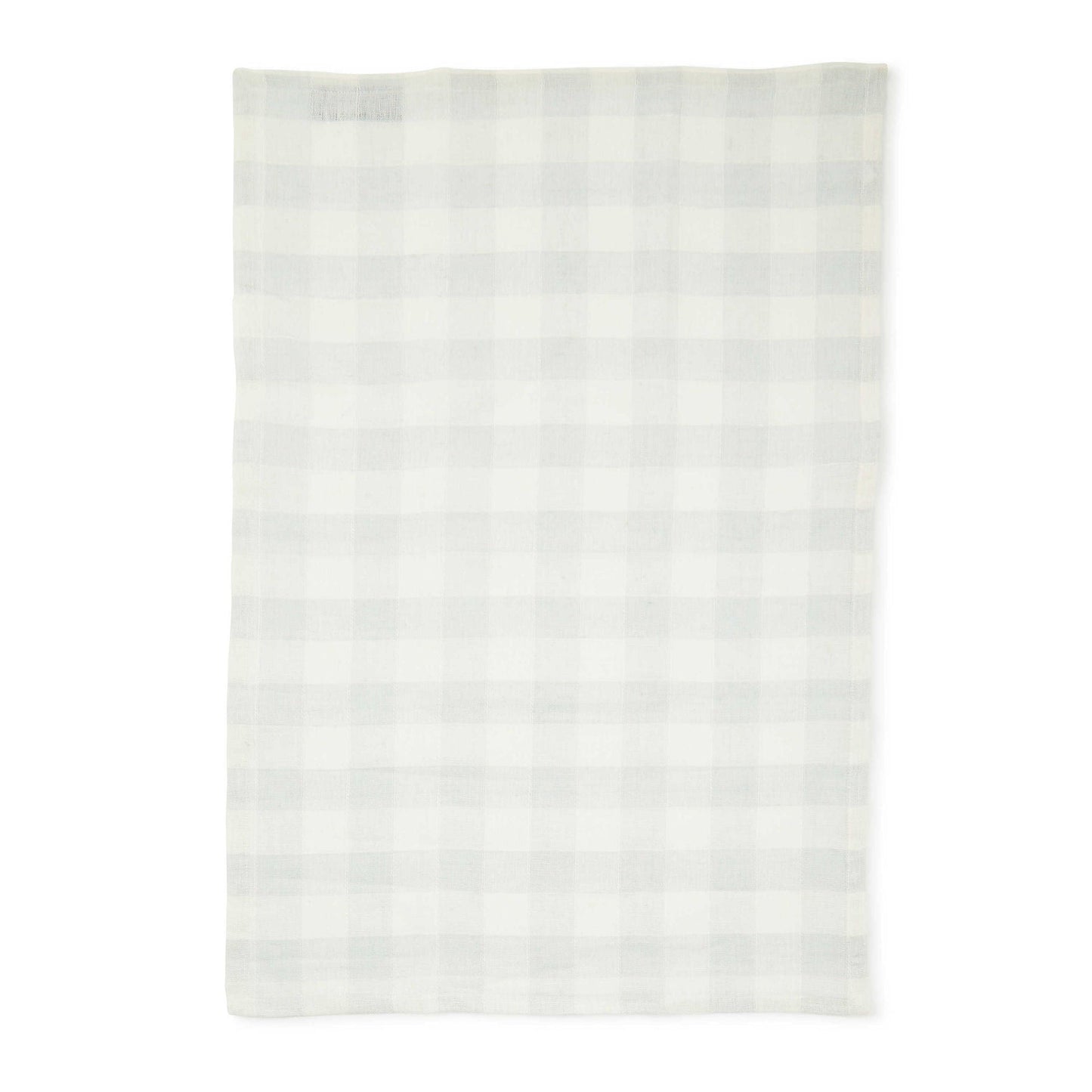 Vysoce savá lněná kuchyňská utěrka s šedými kostkami Grey Check Linen Dish Towel MacKenzie-Childs Waterfall Bathrooms