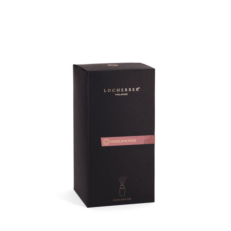 Aroma difuzér Madeleine Rose od Locherber Milano, vůně damašská růže, jahoda, eukalyptus a vanilka, Waterfall Bathrooms.