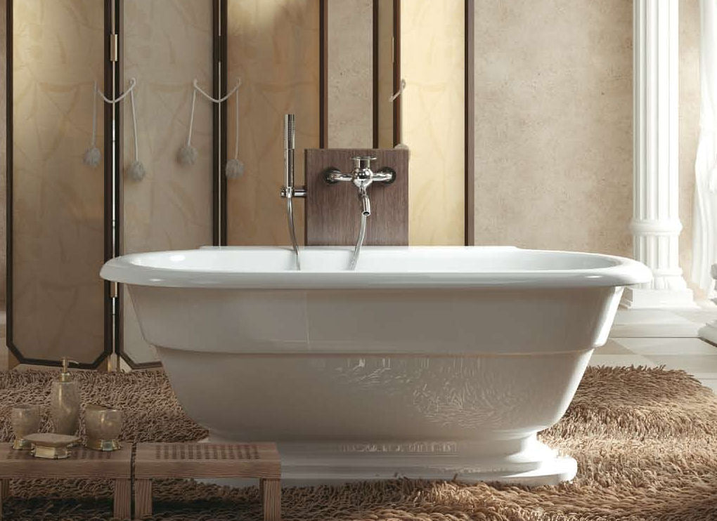 Designová páková vanová baterie Sole chrom