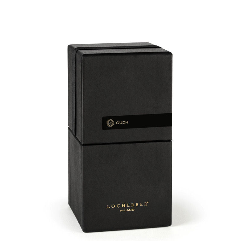 Luxusní aroma difuzér Oudh od Locherber Milano, vůně kadidlo, káva, agarové dřevo a santalové dřevo, Waterfall Bathrooms.