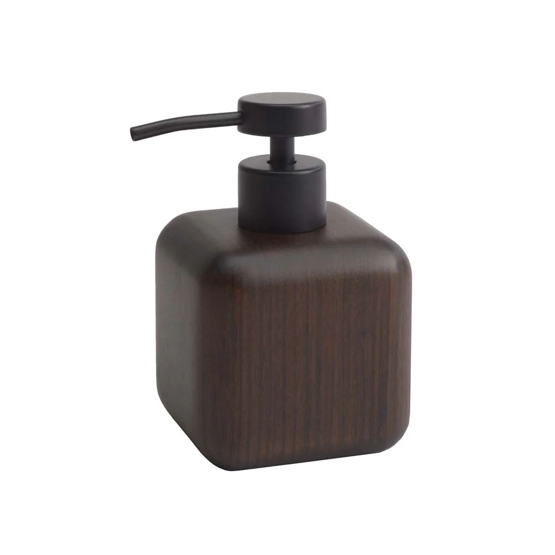 Luxusní tmavě hnědý dávkovač mýdla Aquanova Ebony vdechne vaší koupelně přírodní eleganci - Waterfall Bathrooms