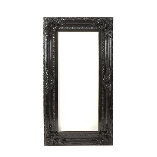 Luxusní dekorativní nástěnný rám Venice v černém provedení o rozměrech 80 x 150 cm dodá vašemu interiéru elegantní a nadčasový styl - Waterfall Bathrooms