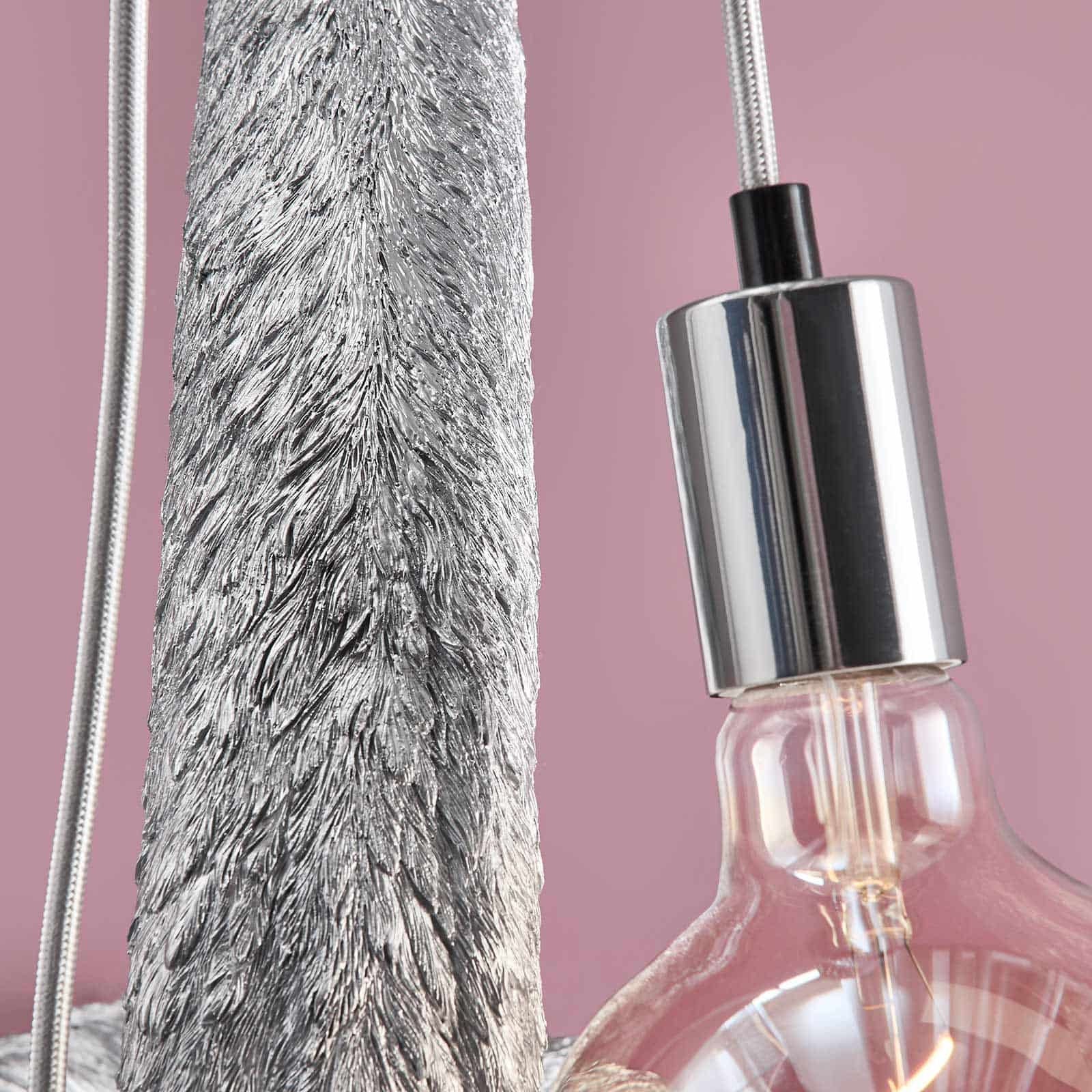 Luxusní stříbrná designová nástěnná lampa Flamingo Tiffany dodá vašemu interiéru osobitý styl a elegantní atmosféru - Waterfall Bathrooms