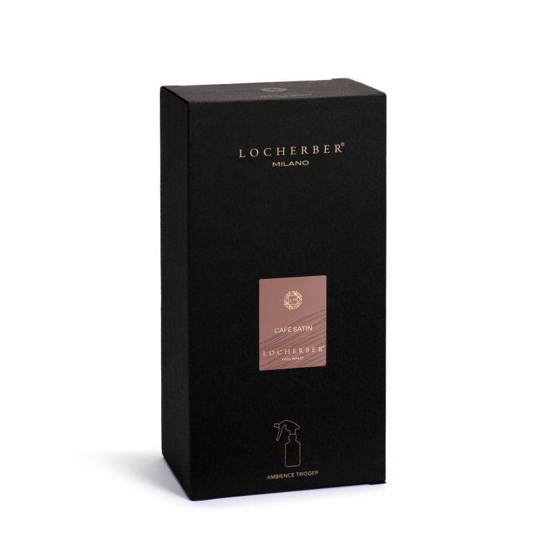 Interiérový sprej Café Satin (500 ml) od Locherber Milano, vůně káva, růže, vanilka a ambra, Waterfall Bathrooms.