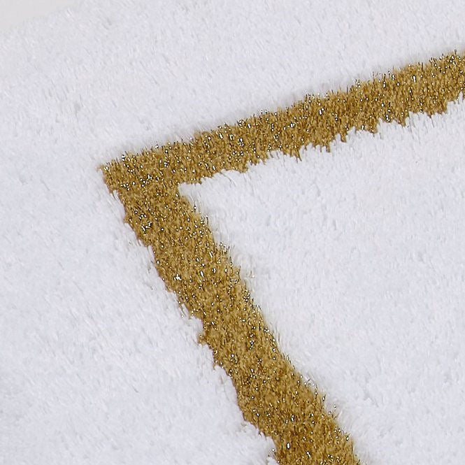 KARAT luxusní bílá a zlatá koupelnová předložka Abyss & Habidecor