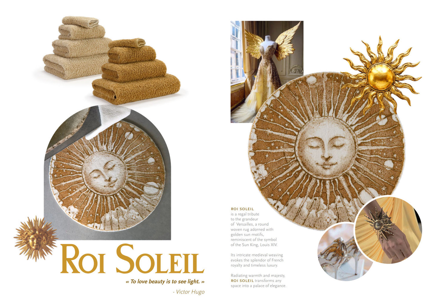 Luxusní koupelnová předložka ROI SOLEIL od Abyss & Habidecor