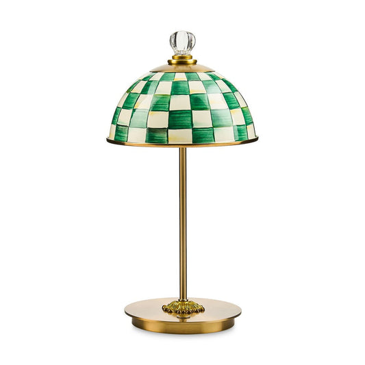 LED designová lampa MacKenzie-Childs Emerald Check