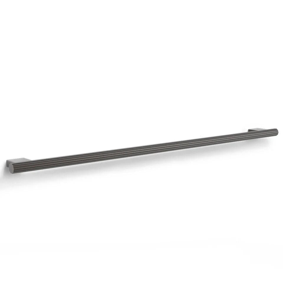 Luxusní hnědý hliníkový držák na ručníky Mocca Dark Brown 80 cm
