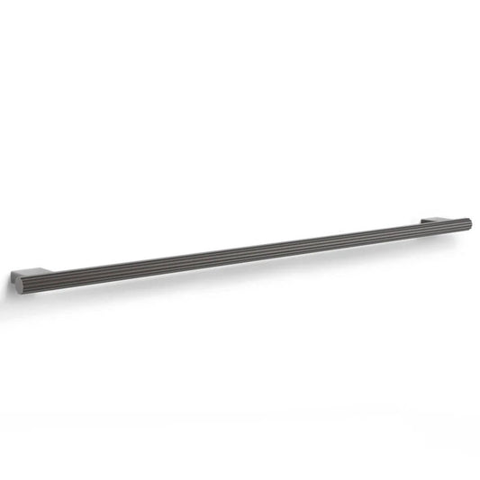 Luxusní hnědý hliníkový držák na ručníky Mocca Dark Brown 80 cm