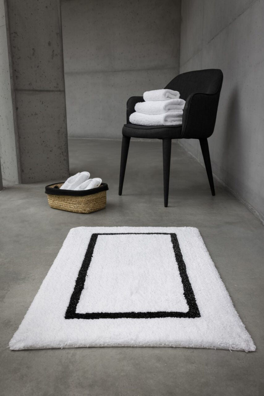 KARAT Black & White koupelnová předložka z egyptské bavlny Abyss & Habidecor