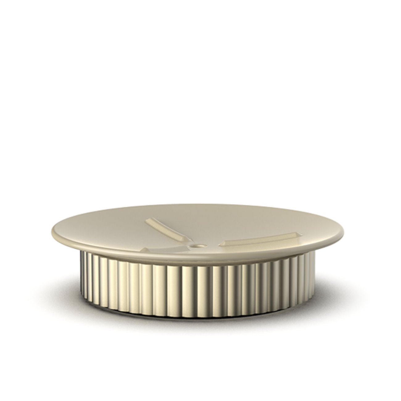 Luxusní miska na mýdlo Decor Walther OF.LINE z hliníku a bavorského porcelánu v elegantním provedení Champagne Gold & Dune - Waterfall Bathrooms
