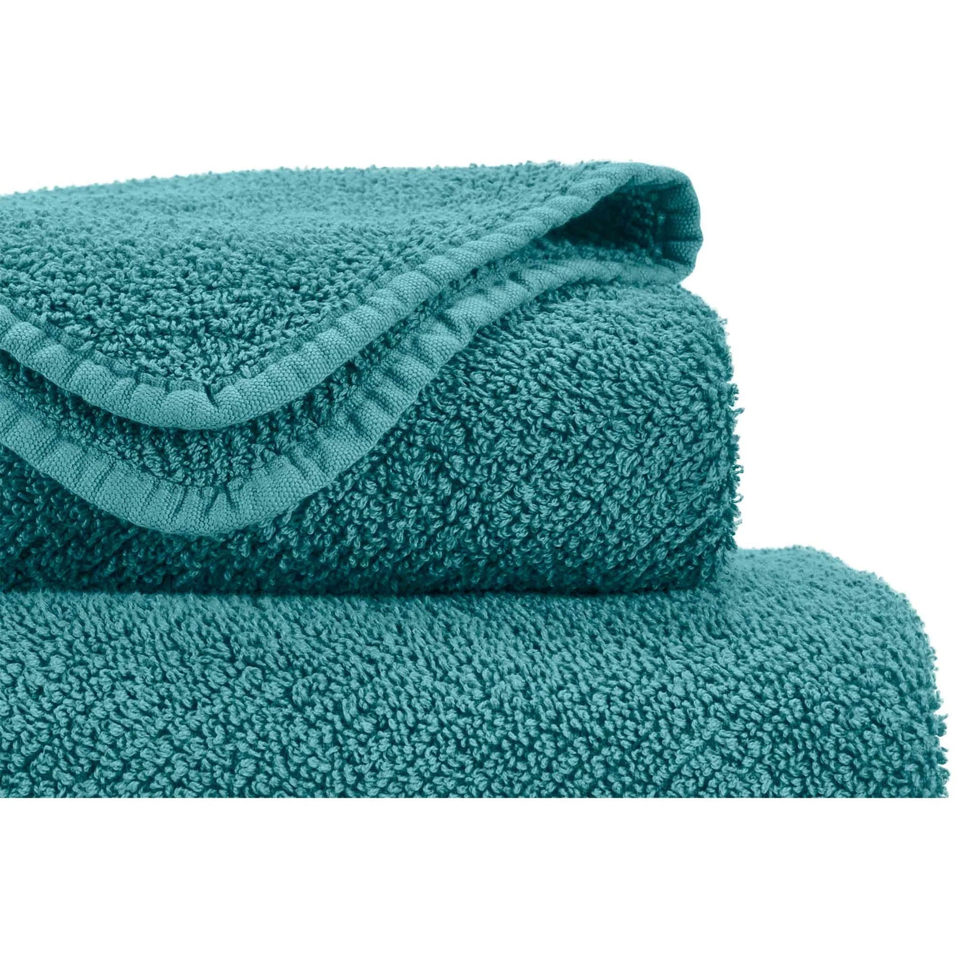 Luxusní modrozelený ručník 325 Dragonfly ze 100% egyptské bavlny Giza 70 s texturou Twill Waterfall Bathrooms