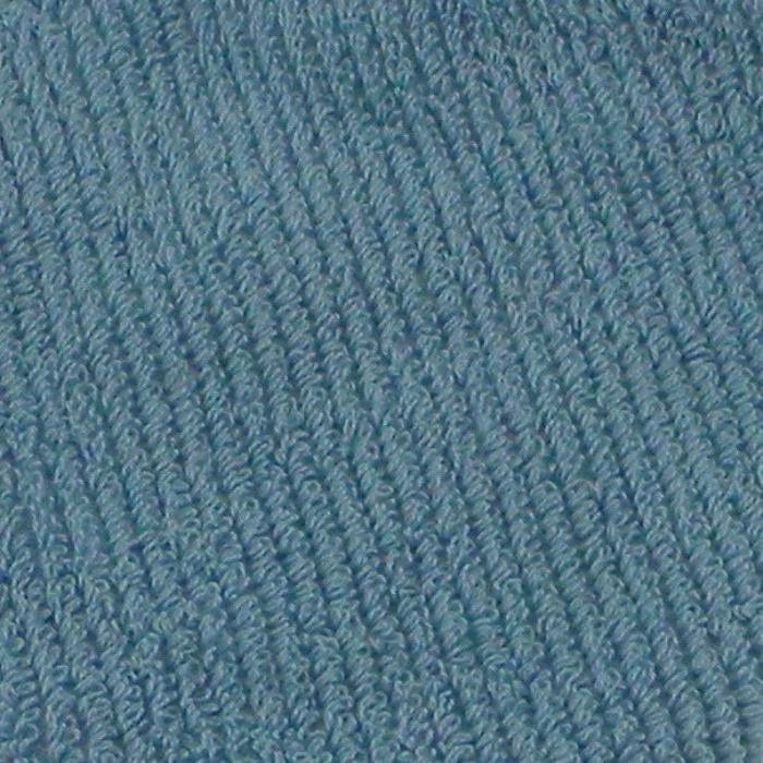 Luxusní modrý ručník 332 Cadette Blue ze 100% egyptské bavlny Giza 70 s texturou Twill Waterfall Bathrooms