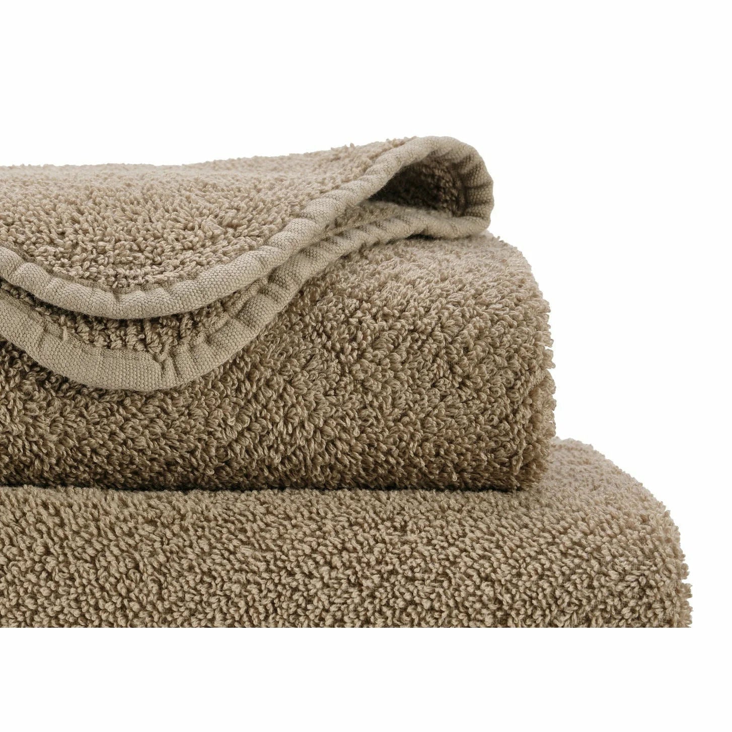 Luxusní ručník v odstínu taupe ze 100% egyptské bavlny Giza 70 s texturou Twill Waterfall Bathrooms