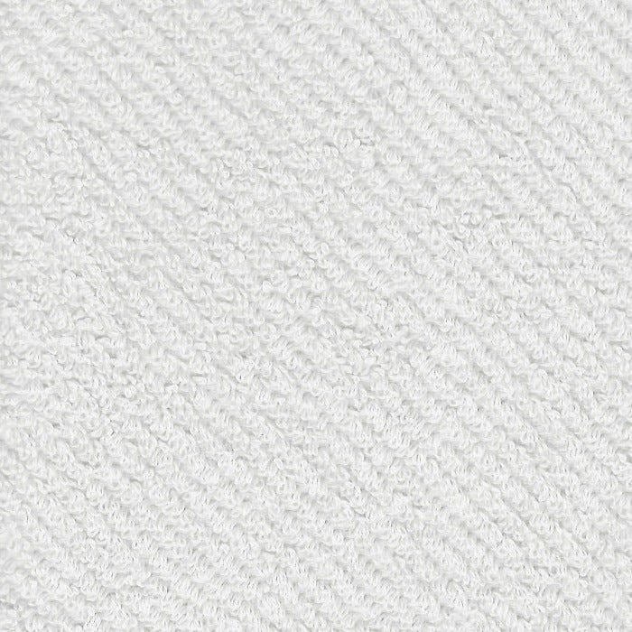 Luxusní bílý froté ručník 100 White s diagonální texturou Twill Abyss & Habidecor Waterfall Bathrooms