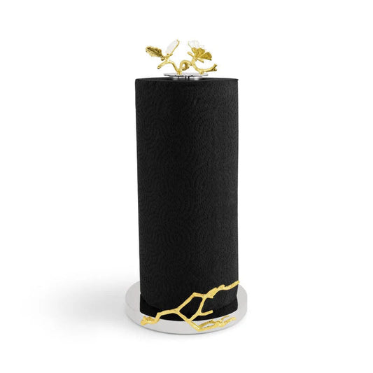 Luxusní stojan na kuchyňské utěrky Michael Aram Butterfly Ginkgo Gold v elegantním zlatém provedení dodá kuchyni výjimečný styl - Waterfall Bathrooms