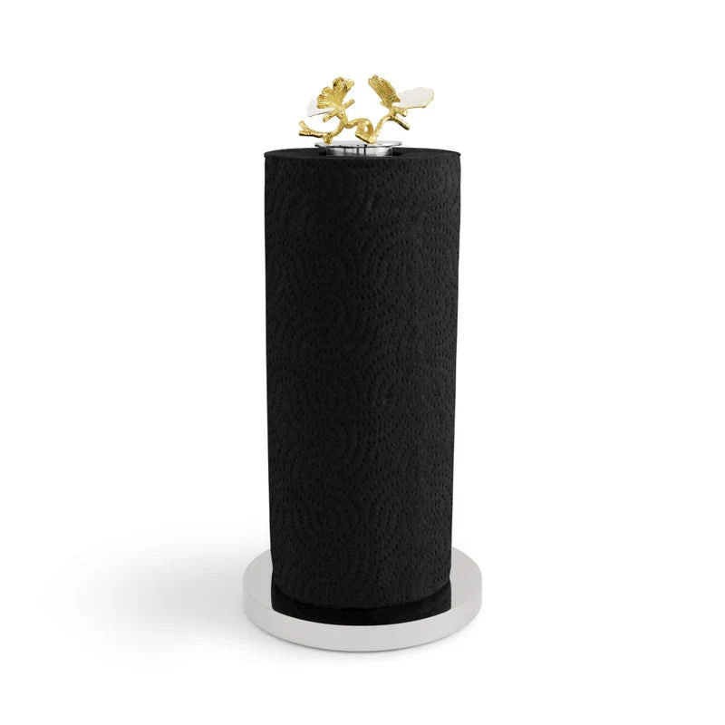 Luxusní stojan na kuchyňské utěrky Michael Aram Butterfly Ginkgo Gold v elegantním zlatém provedení dodá kuchyni výjimečný styl - Waterfall Bathrooms