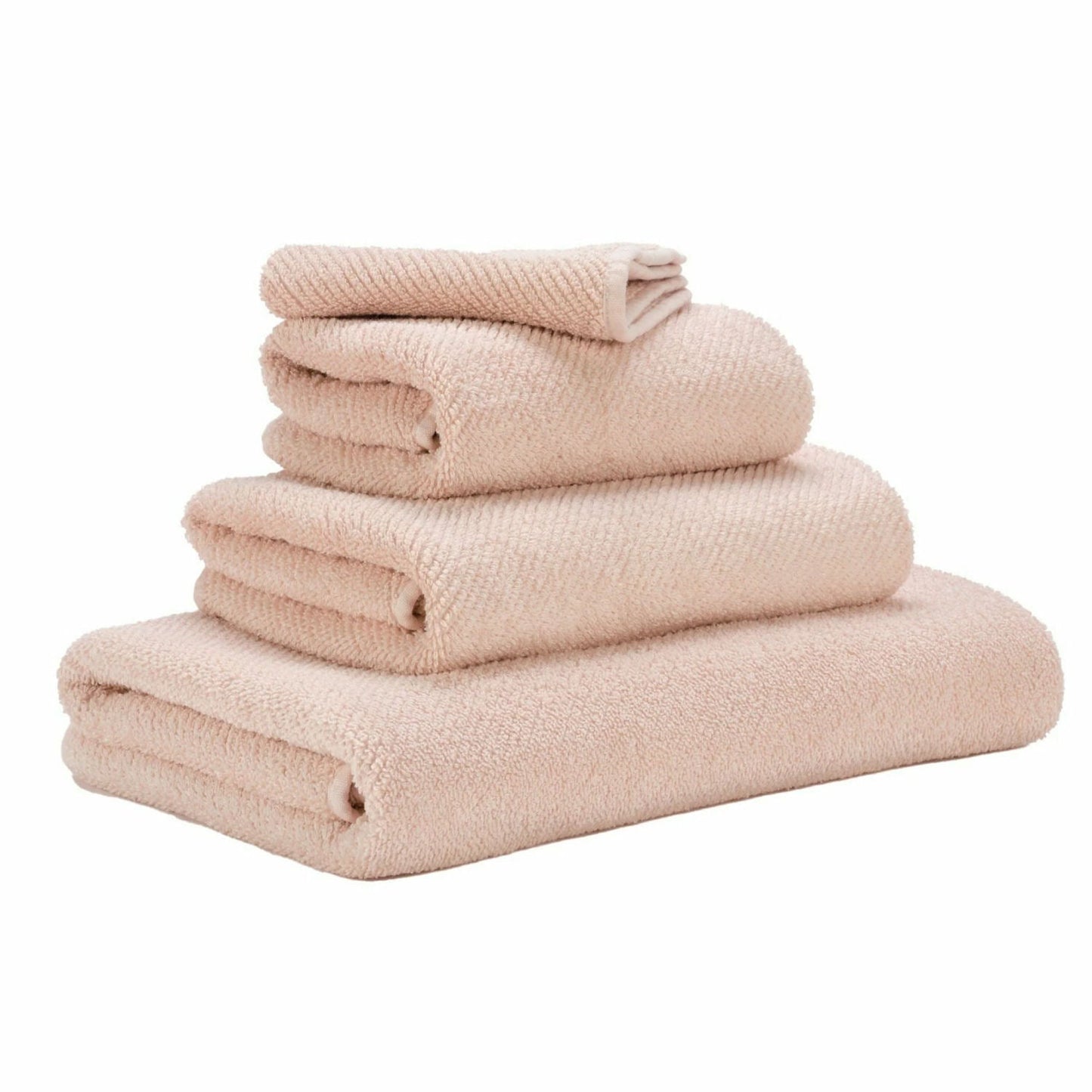 Luxusní tělový ručník 610 Nude ze 100% egyptské bavlny Giza 70 s texturou Twill Waterfall Bathrooms