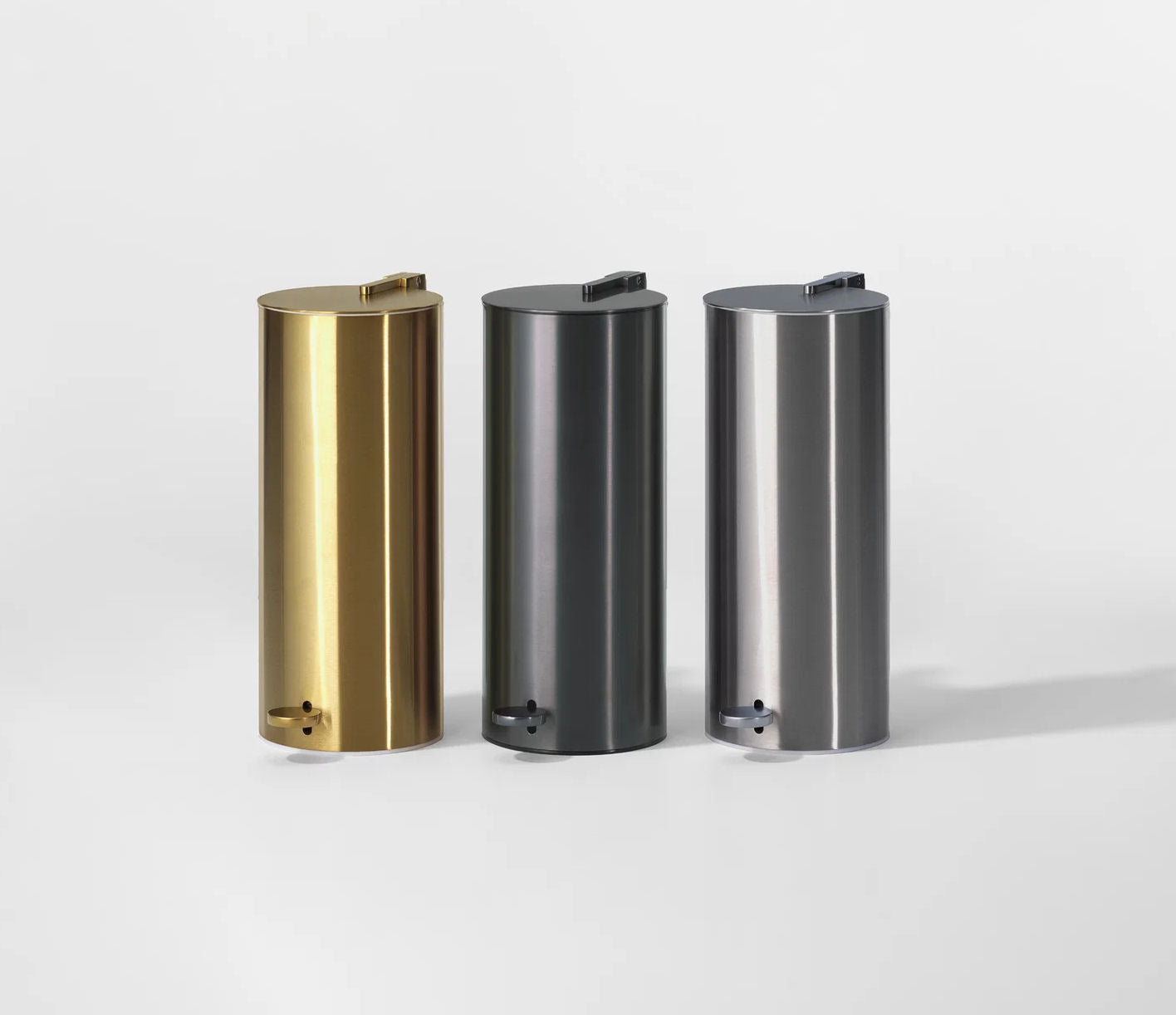 Luxusní pedálový koš Decor Walther Gun Metal