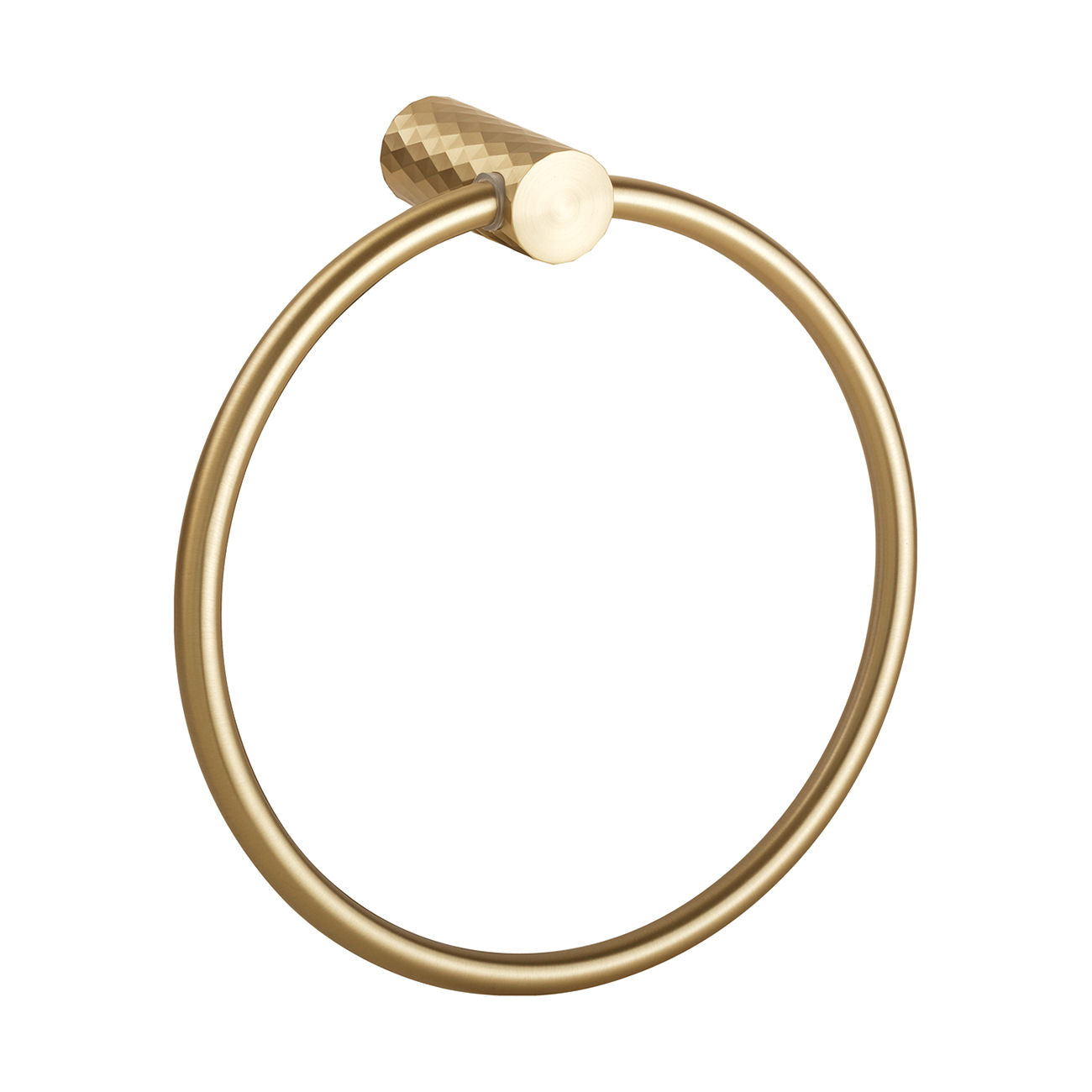 Zlatý matný kulatý držák na ručník Champagne Gold - ring