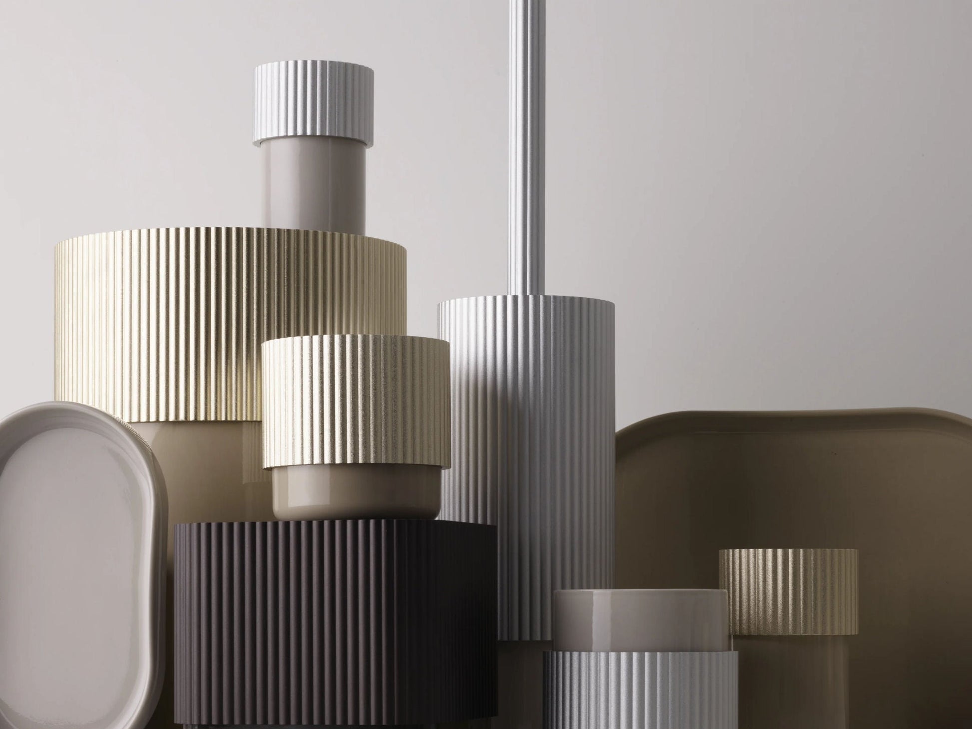 Luxusní porcelánová miska na mýdlo Decor Walther OF.LINE v provedení Mocca & Moor elegantně obohatí interiér moderní koupelny - Waterfall Bathrooms