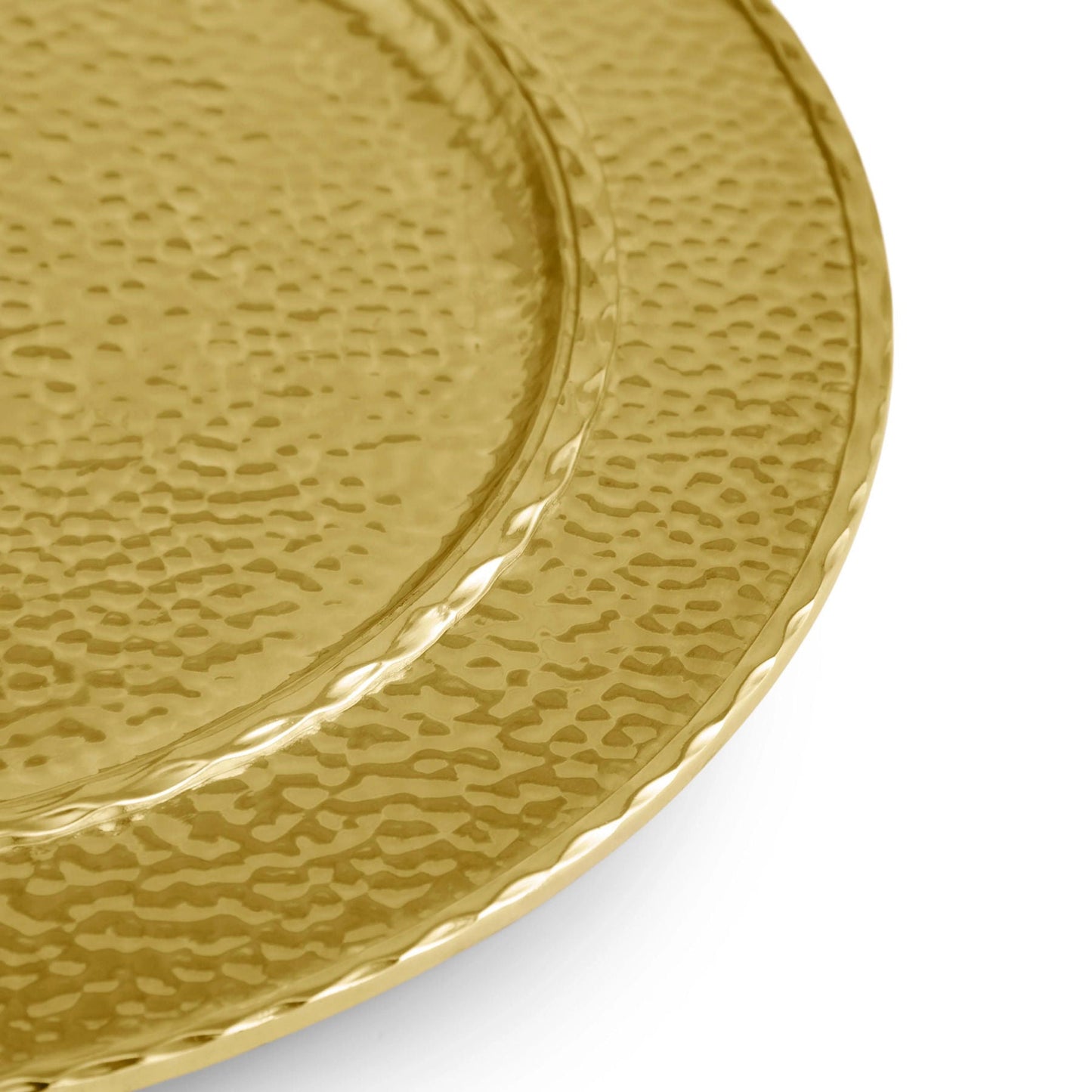 Luxusní pozlacený servírovací podnos Gold Hammertone od značky Michael Aram v exkluzivním zlatém tepaném designu - Waterfall Bathrooms