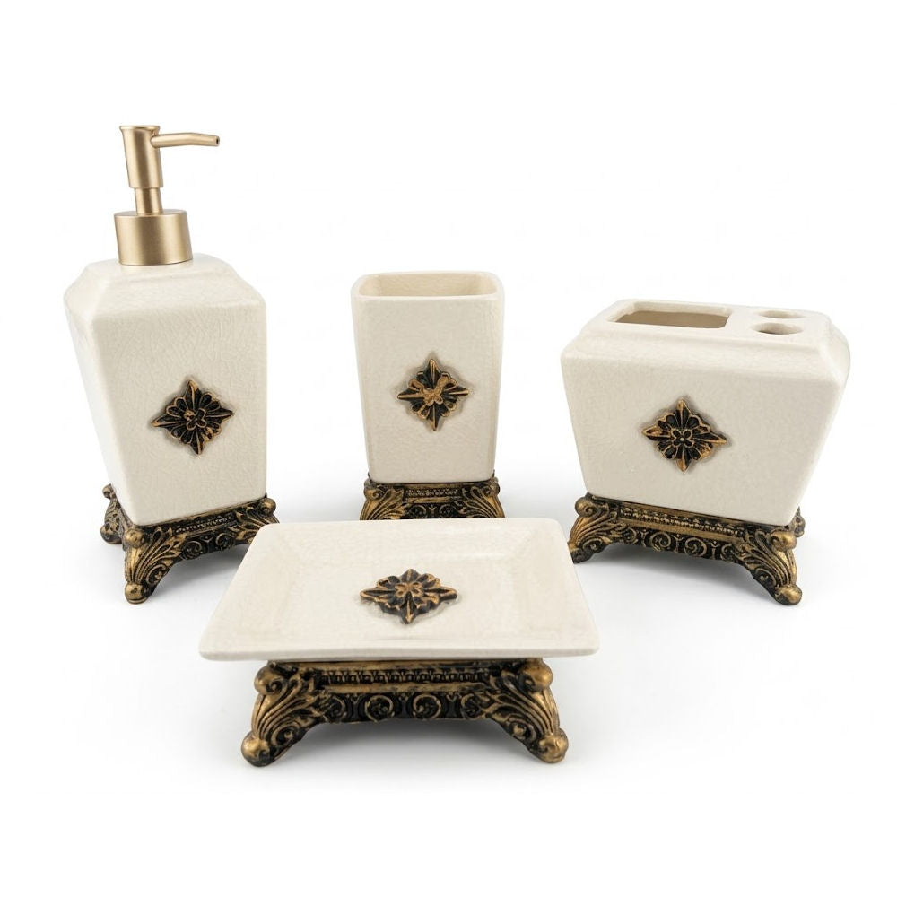 Keramické koupelnové doplňky Ivory Bronz