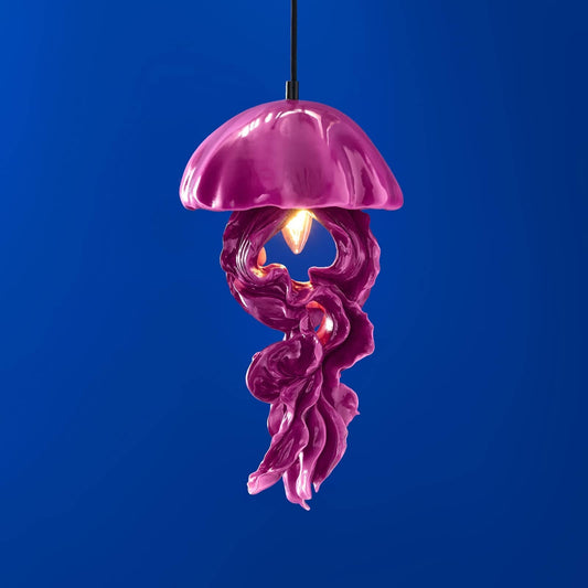 Purpurové stropní svítidlo medúza Ava od WERNS | Magenta