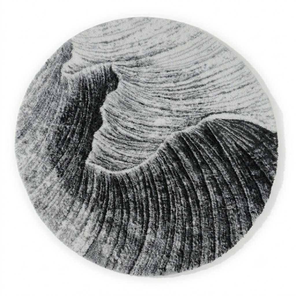 Luxusní šedo-stříbrná koupelnová předložka YOJI od Abyss & Habidecor