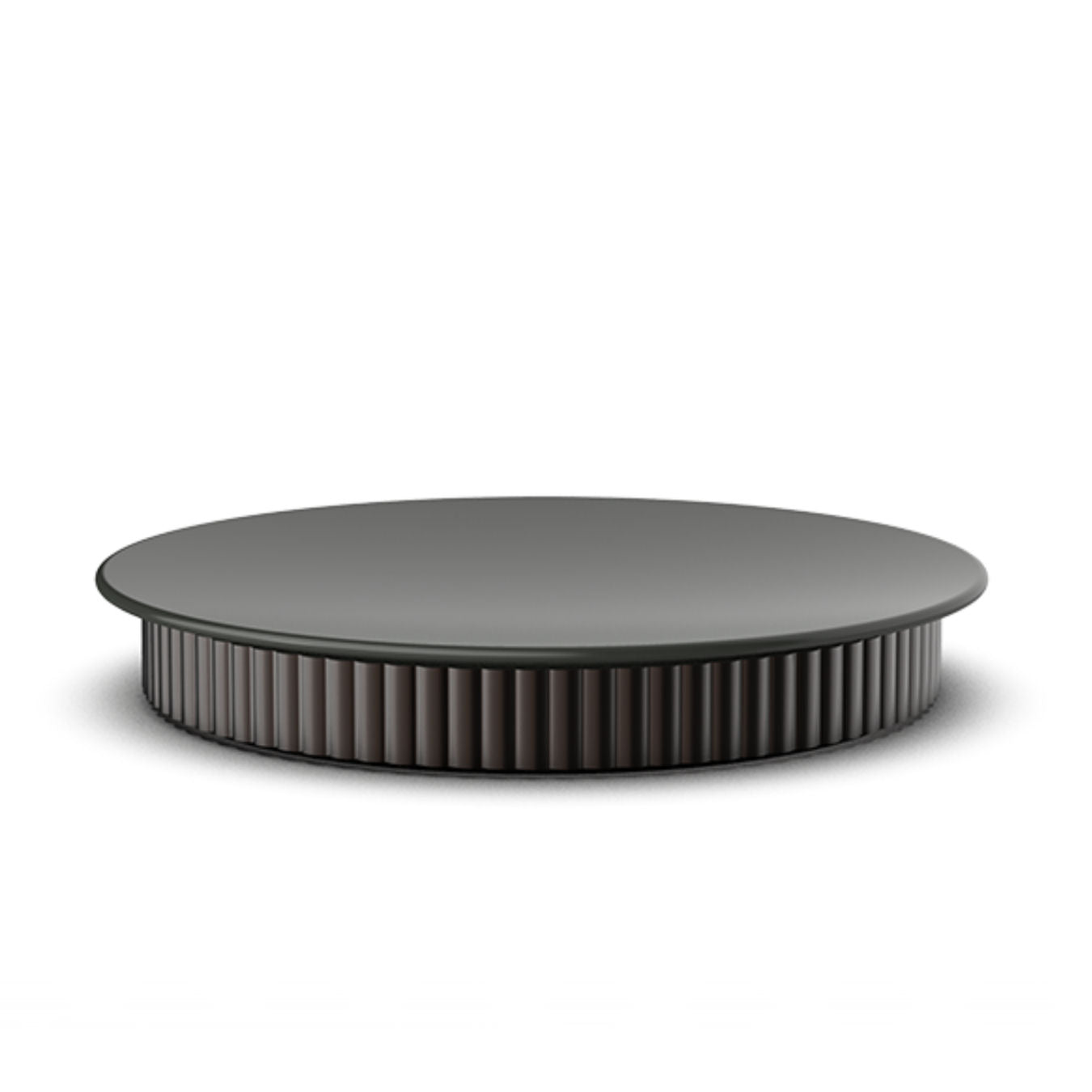 Tmavě hnědý porcelánový koupelnový tácek malý / Mocca & Moor