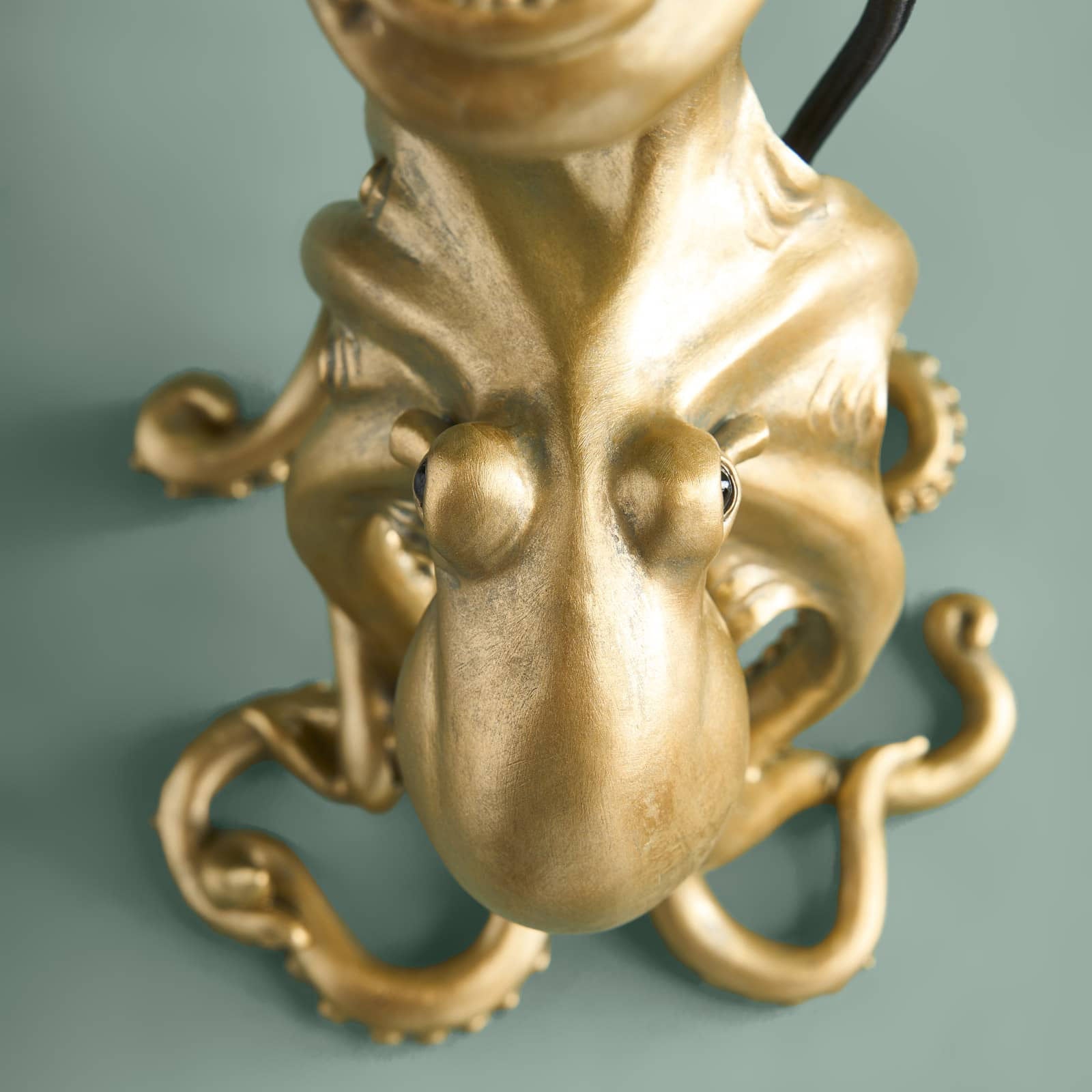 Zlatá stolní lampa Baby Octopus chobotnice