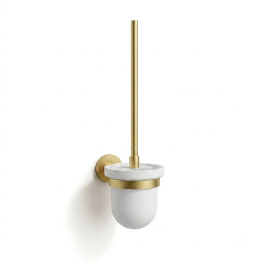 Zlatá moderní WC štětka Opera Satin Gold