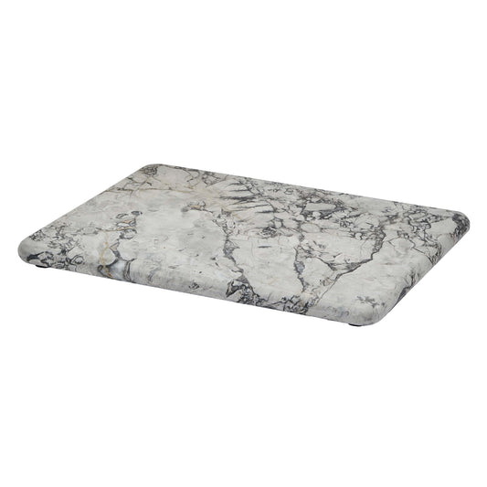 Luxusní podnos z přírodního kamene Aquanova Nero v šedém mramorovém provedení o rozměrech 30 x 23 cm - Waterfall Bathrooms