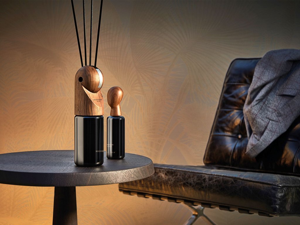 Luxusní Aroma difuzér Mannequin od Locherber Milano, inspirovaný krejčovským manekýnem, vůně bergamot, šafrán a vanilka, Waterfall Bathrooms.