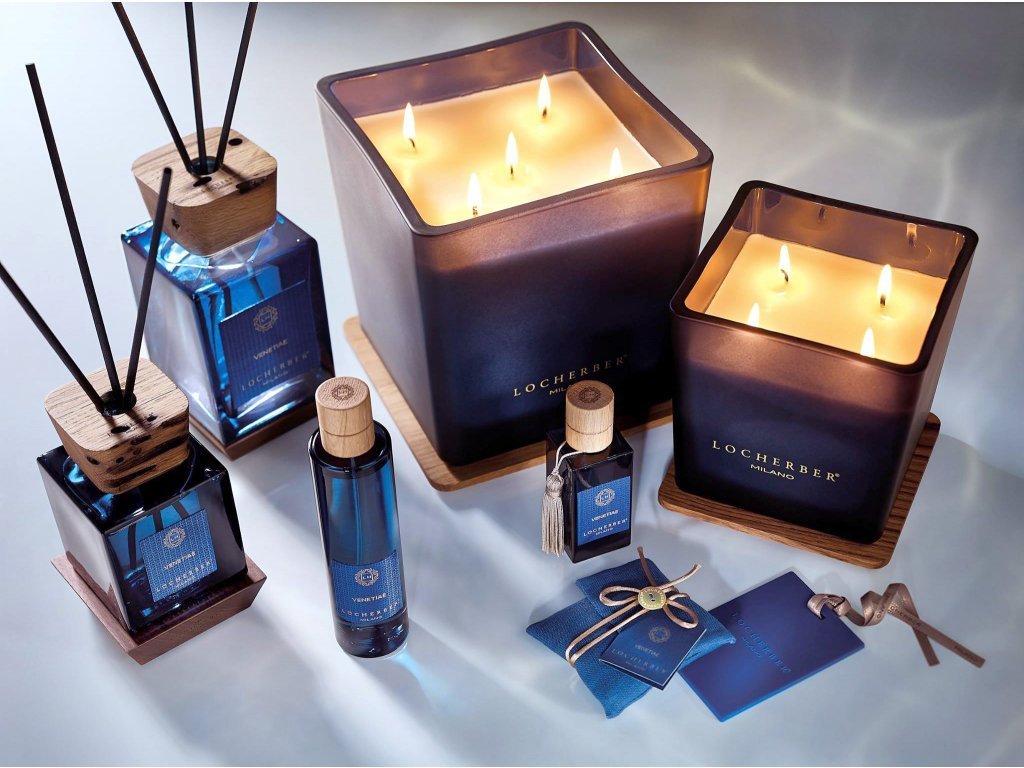 Aroma difuzér Venetiae od Locherber Milano, vůně slaný mořský vánek, sicilský citron, levandule a pižmo, Waterfall Bathrooms.