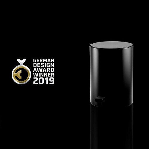 German Design Award pedálový koupelnový koš černý