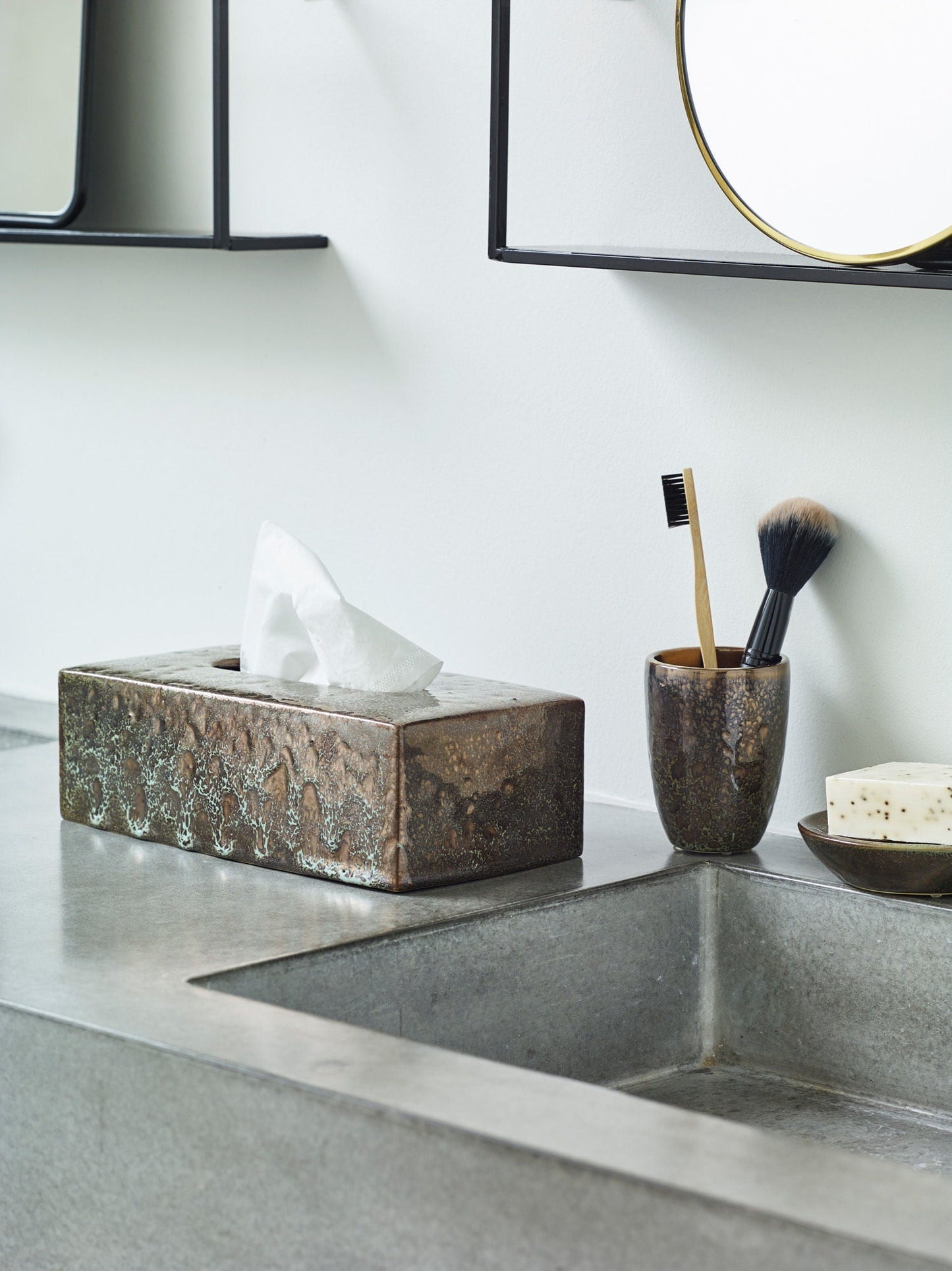 Hnědé koupelnové doplňky Vintage Bronze, dávkovač na tekuté mýdlo