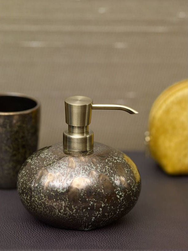 Hnědé koupelnové doplňky Vintage Bronze, dávkovač na tekuté mýdlo