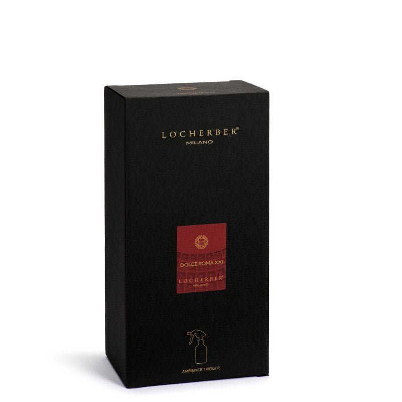 Interiérový sprej Dolce Roma XXI (Trigger) od Locherber Milano, vůně citrus, hrozny a ambra, Waterfall Bathrooms.