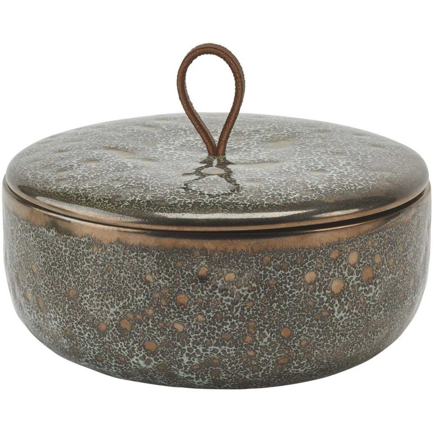 Luxusní kameninová dóza s víkem Aquanova Ugo v odstínu Vintage Bronze spojuje prémiové zpracování s nadčasovým designem - Waterfall Bathrooms