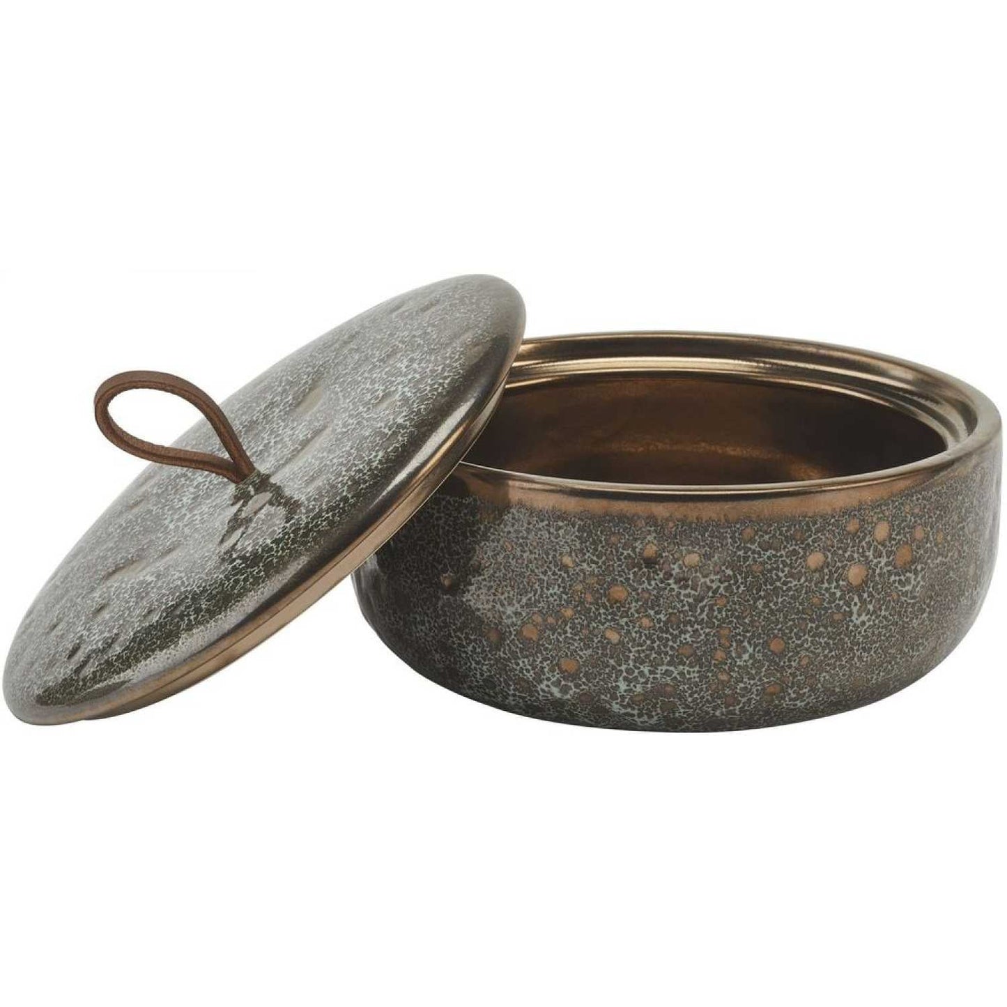 Luxusní kameninová dóza s víkem Aquanova Ugo v odstínu Vintage Bronze spojuje prémiové zpracování s nadčasovým designem - Waterfall Bathrooms