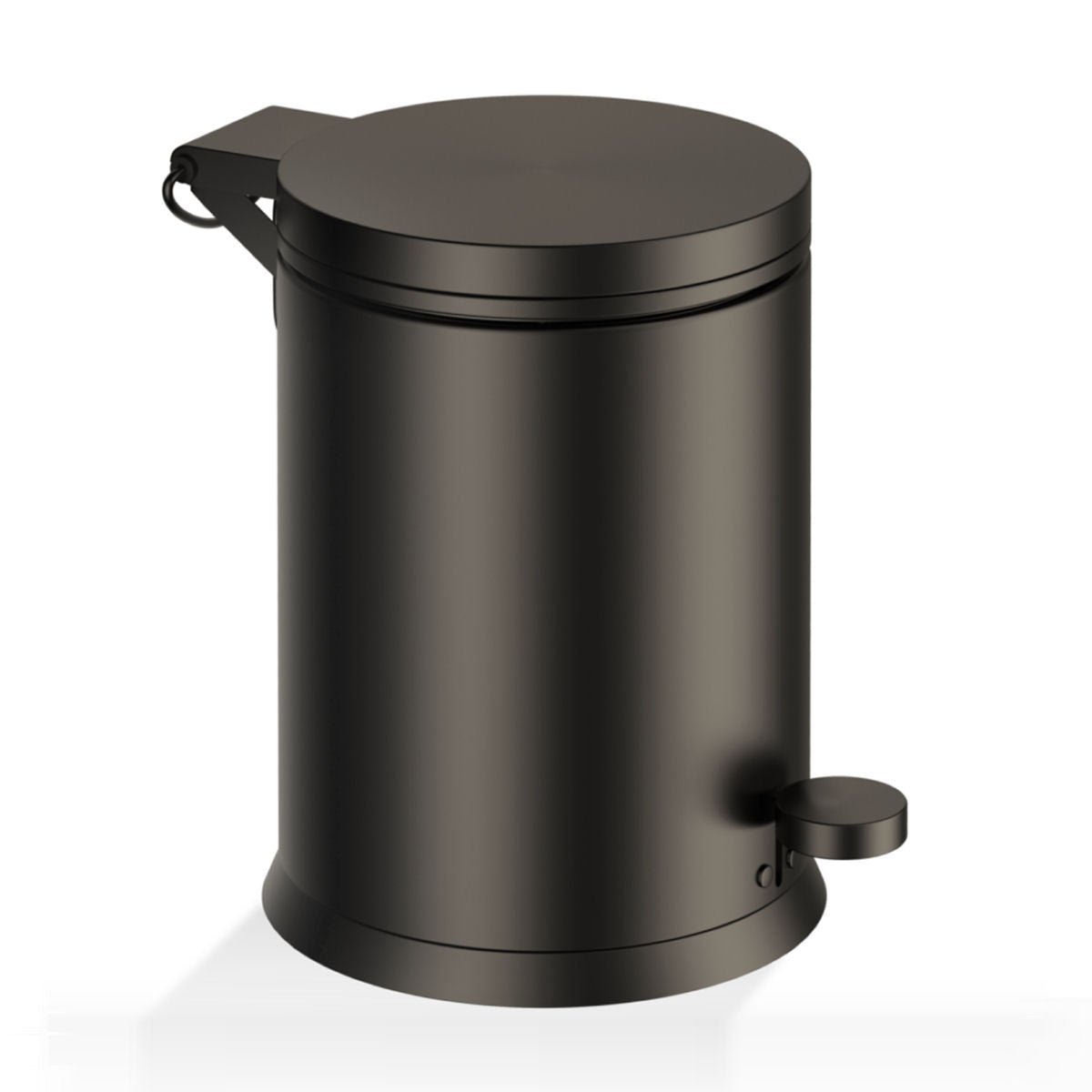 Luxury Dark Bronze Bathroom Pedal Bin with Soft Close - |VESIMI Design| Luxury Bathrooms & Deco