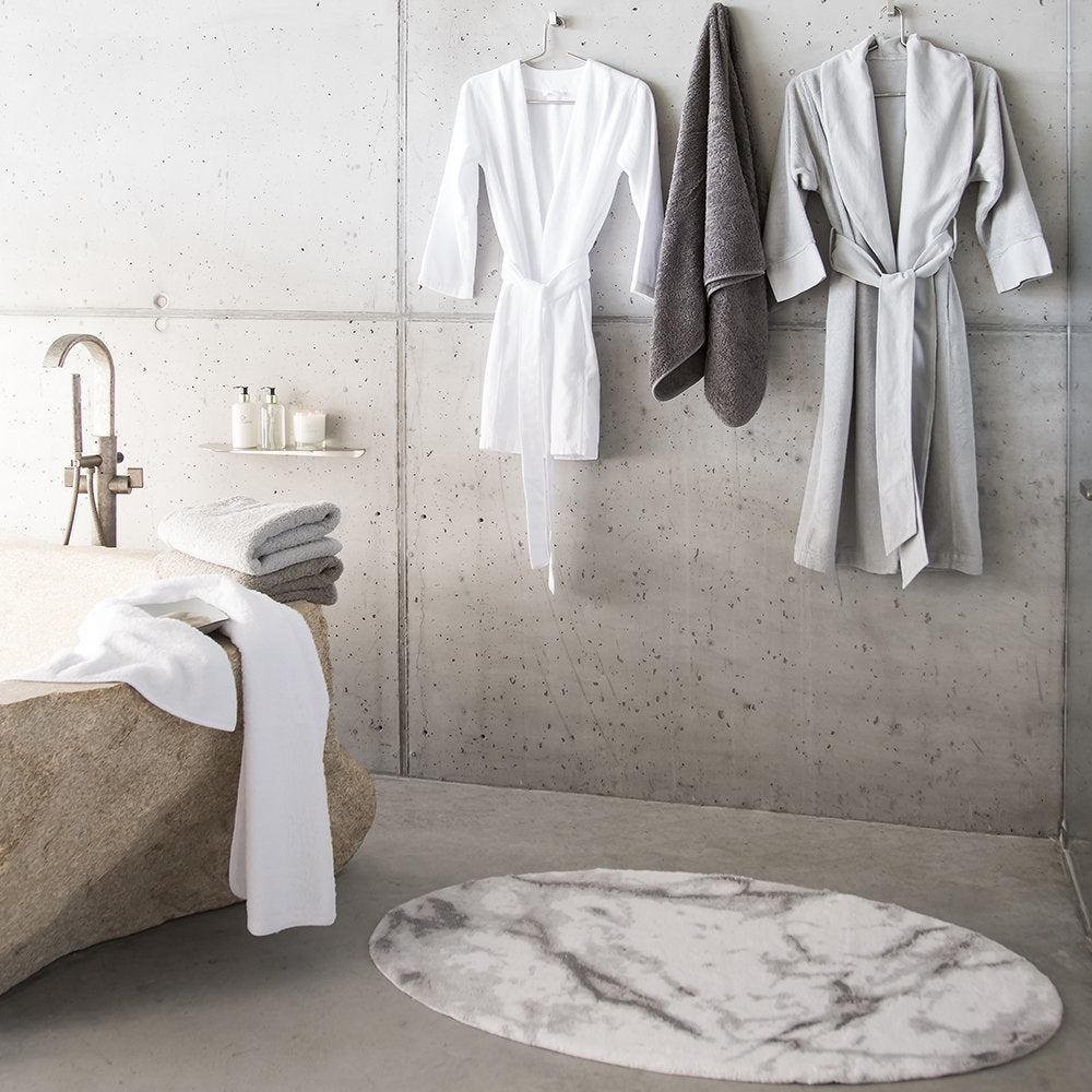Luxusní sněhově bílý froté ručník s vysokou gramáží Super Pile Abyss Habidecor Waterfall Bathrooms