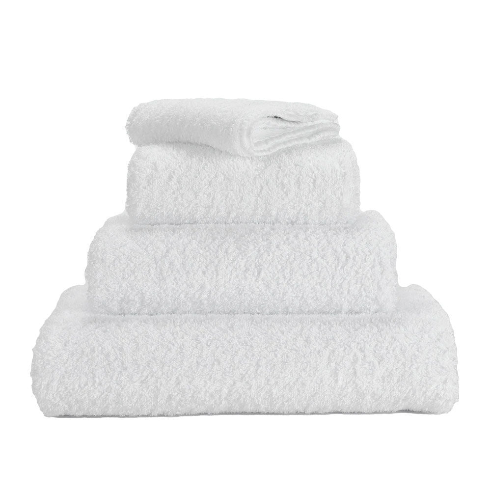 Luxusní sněhově bílý froté ručník s vysokou gramáží Super Pile Abyss Habidecor Waterfall Bathrooms