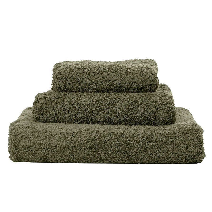 Luxusní khaki froté ručník s vysokou gramáží Super Pile Abyss Habidecor Waterfall Bathrooms