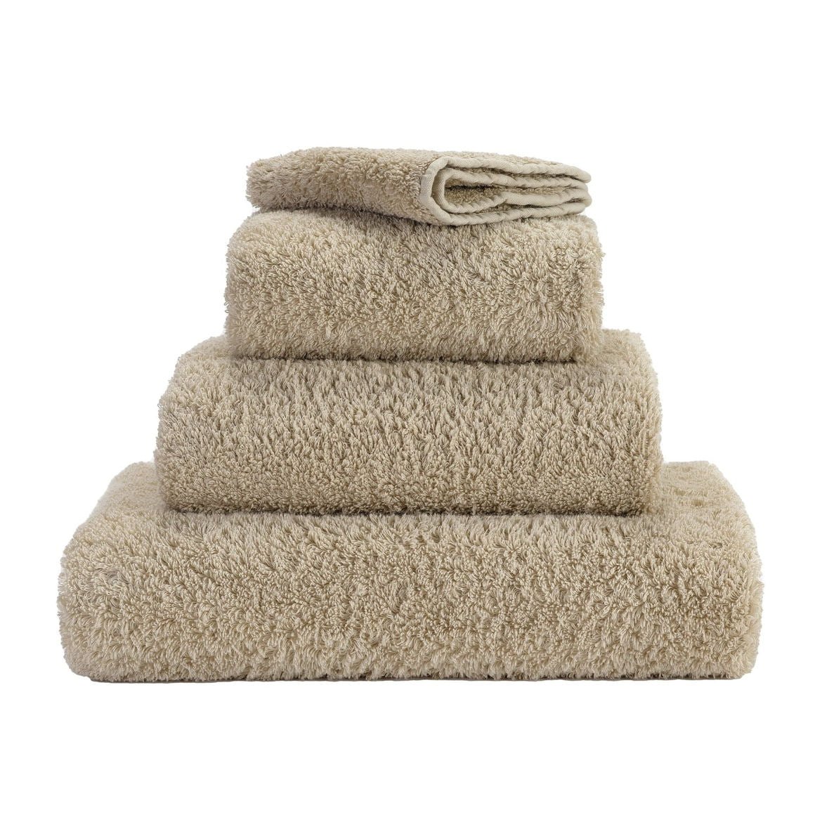 Luxusní ručník z egyptské bavlny v přirozeném lněném odstínu Linen Super Pile Abyss & Habidecor Waterfall Bathrooms