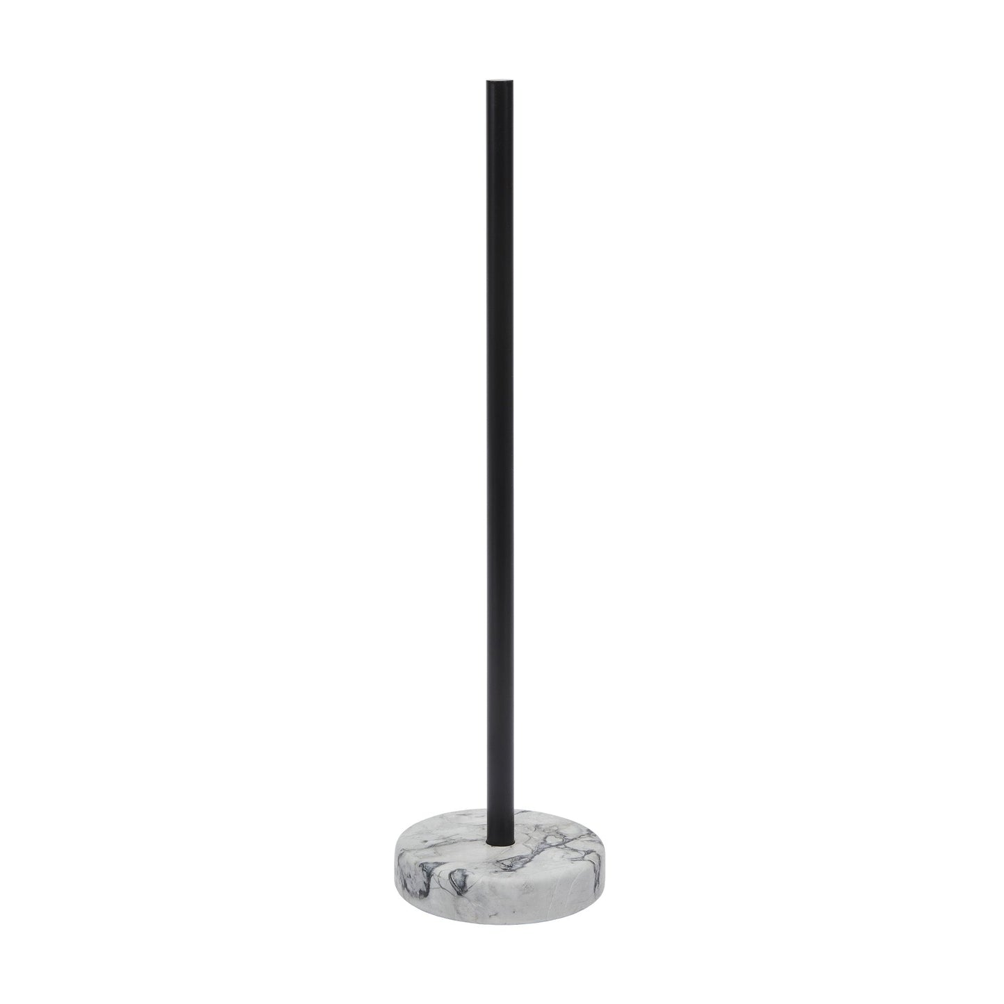 Luxusní mramorový stojan na náhradní toaletní papír Aquanova Nero Alba v černo-bílém provedení je elegantním doplňkem moderní koupelny - Waterfall Bathrooms