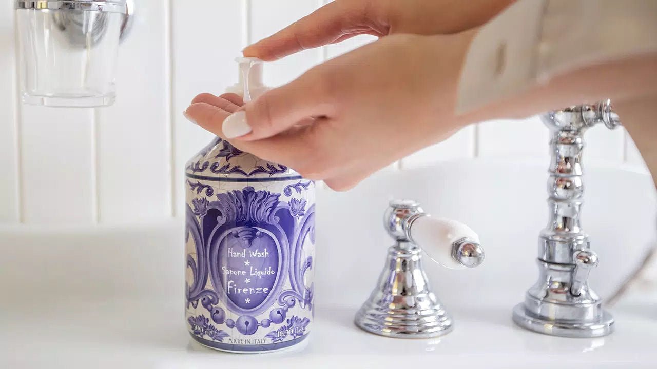 Rudy Profumi Náplň tekutého mýdla Firenze, 1000 ml, vůně bílých květů a vzácného dřeva, Waterfall Bathrooms