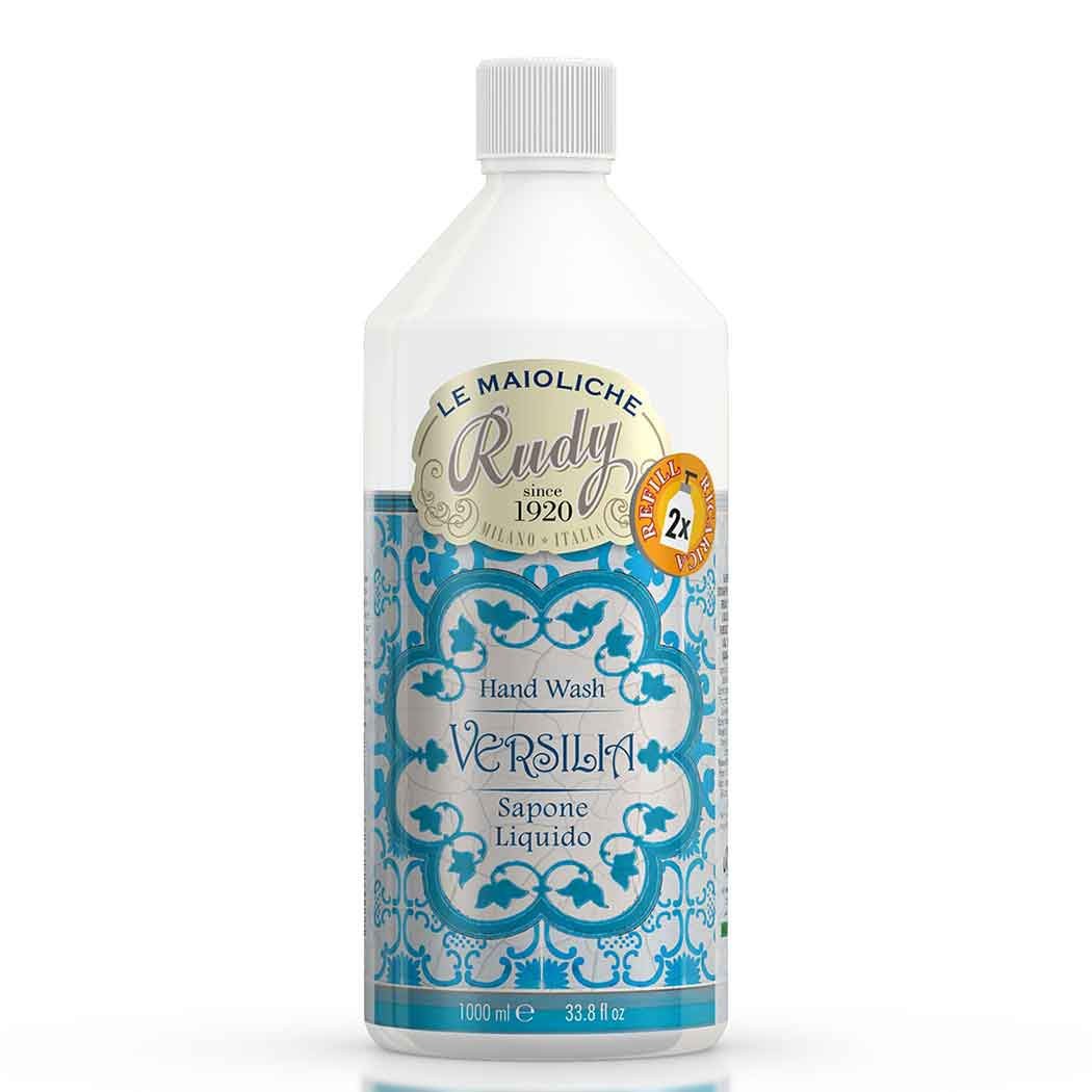 Rudy Profumi Náplň tekutého mýdla Versilia, 1000 ml, vůně sladké mandarinky a frézie, Waterfall Bathrooms